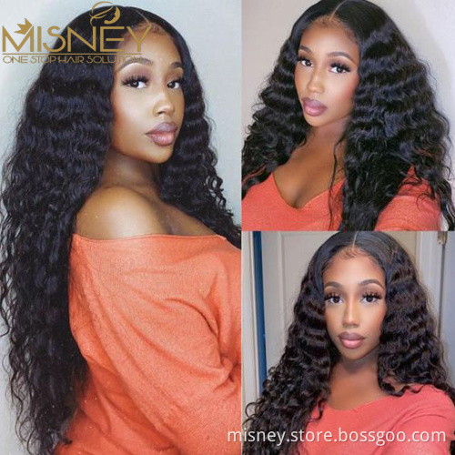 Loose Deep Wave Human Hair Wigs 13x4 Loose Wave Lace Front Wig For Women HD Lace Wig Pre Plucked Cheap Human Hair Wig